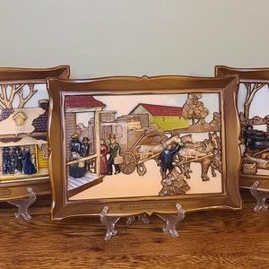 Vintage Syroco Wall Plaques